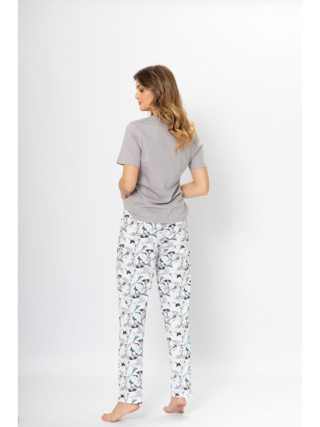KLAR - komfortowa piżama damska w odcieniach szarości