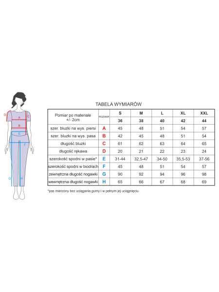 MAGALI - piżama damska w kobiecym stylu
