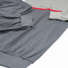 KASJAN - długa piżama męska ze ściągaczami [szara]