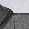 GASPAR - klasyczna szara piżama męska długa w serek