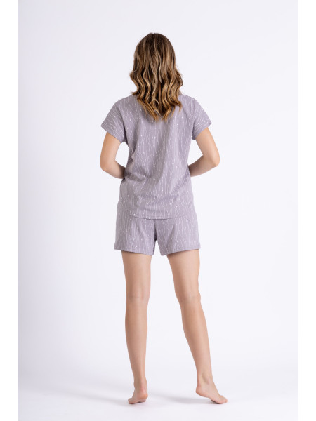 DULCE - krótka piżama damska w kolorze cappucino