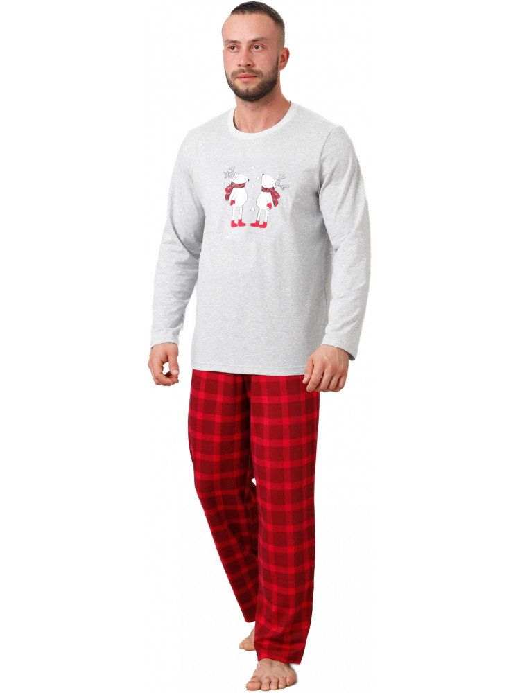 WIKTOR - męska piżama świąteczna